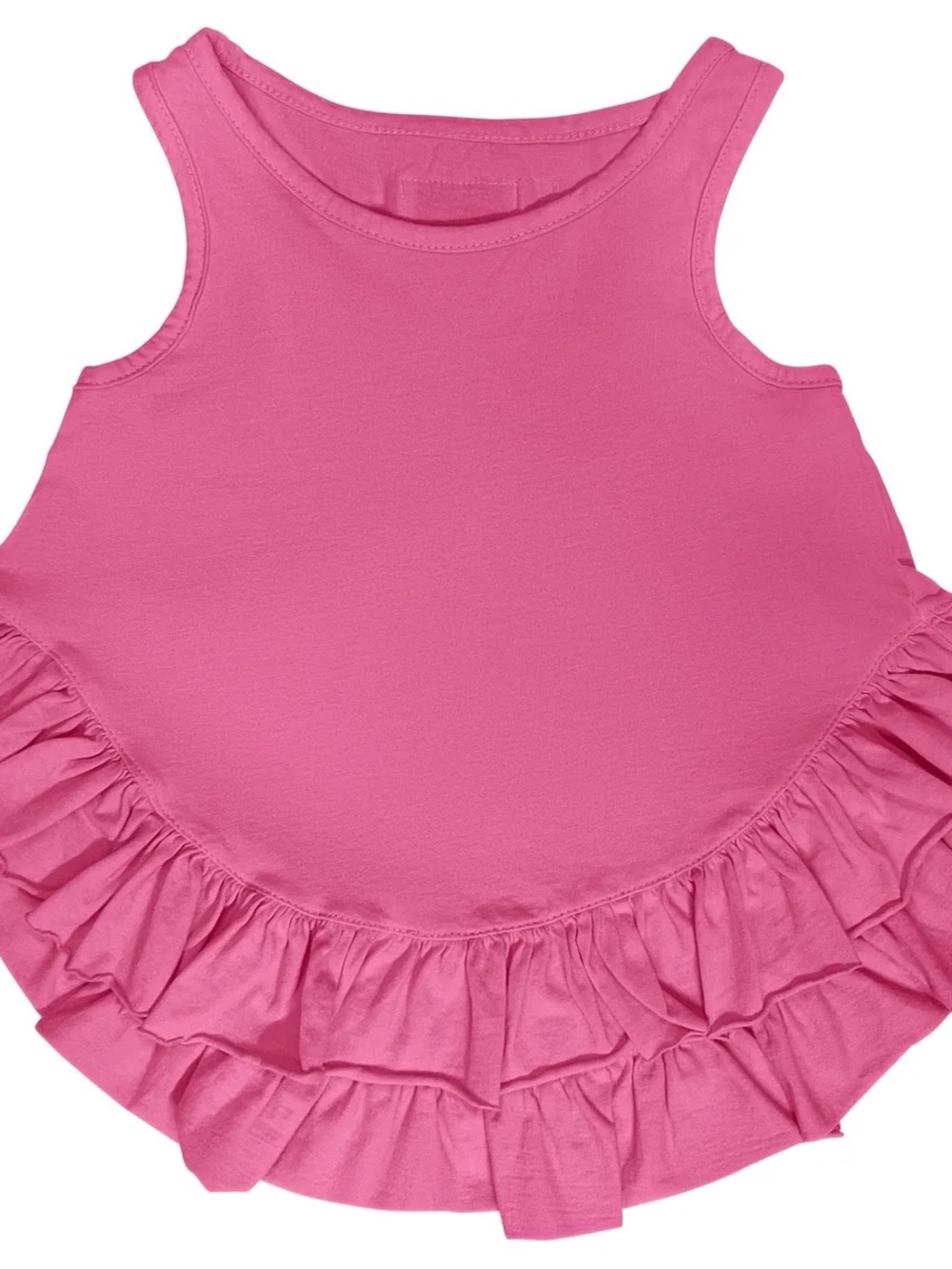 Be Mi Los Angeles Girls Noa Ruffle Hem Tank Top